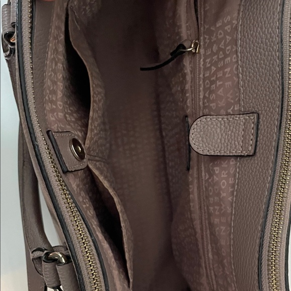 Kate Spade Mauve Leather Satchel - Picture 4 of 15